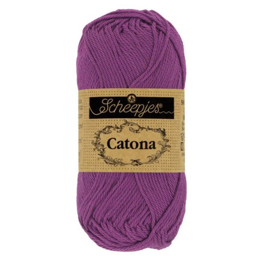 Scheepjes Catona Garn 282 Ultraviolett - 25g
