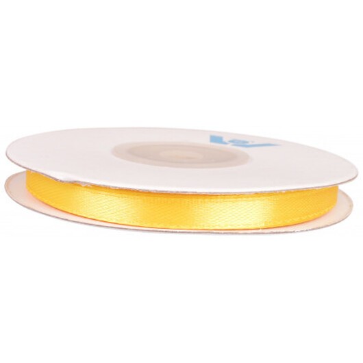 Satinband Gul 6mm - 10m