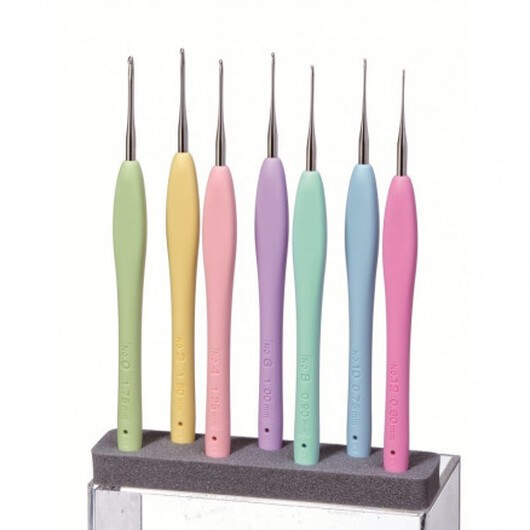 Clover Amour virknålsset 7 storlekar 0,60-1,75 mm