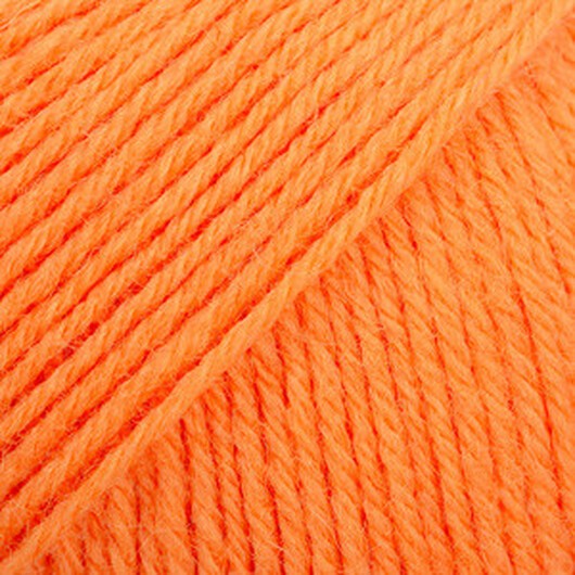 Drops Fabel Garn Unicolor 119 Elektrisk Orange