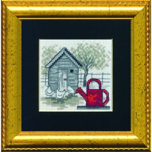 Permin Broderikit Vattenkanna 11x11cm