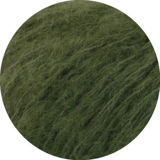 Lana Grossa Mohair di Gio Garn 14 Mörkgrön
