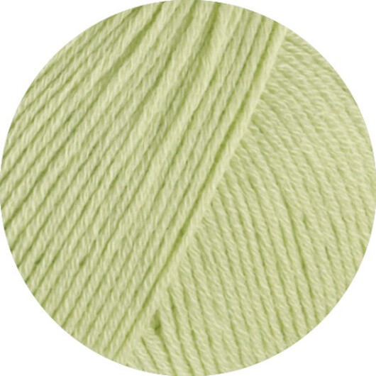 Lana Grossa Bomull Ull 25 Limegrön