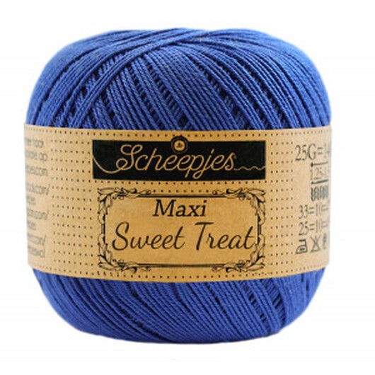 Scheepjes Maxi Sweet Treat Garn Unicolor 201 Electric Blue