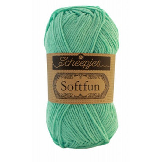 Scheepjes Softfun Garn Unicolor 2615 Mint