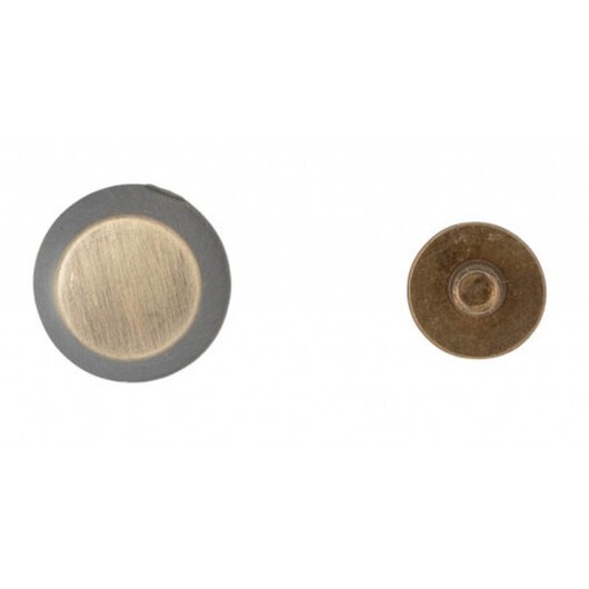 Infinity Hearts Väskfötter Mässing Antik Brons 6mm - 4 st