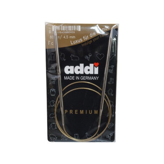 Addi Turbo Rundstickor Mässing 80cm 4,50mm / 31.5in US7