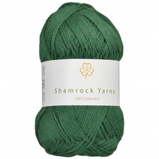 Shamrock Yarns 100% Bomull Garn 13 Buteljgrön