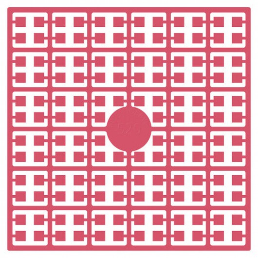 Pixelhobby Midi Pärlor 520 Ljus Hallon 2x2mm - 140 pixels