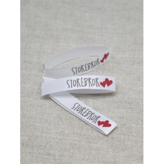 Etikett Big Brother Vit - 5 st.