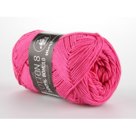 Mayflower Bomull 8/4 Garn Unicolor 1410 Rosa