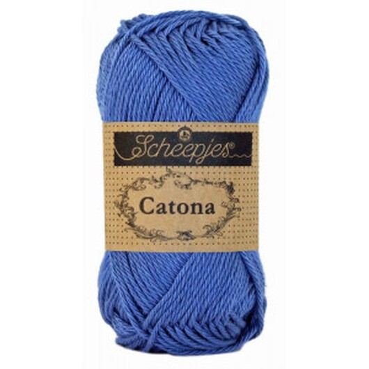 Scheepjes Catona Garn Unicolor 261 Capri Blue