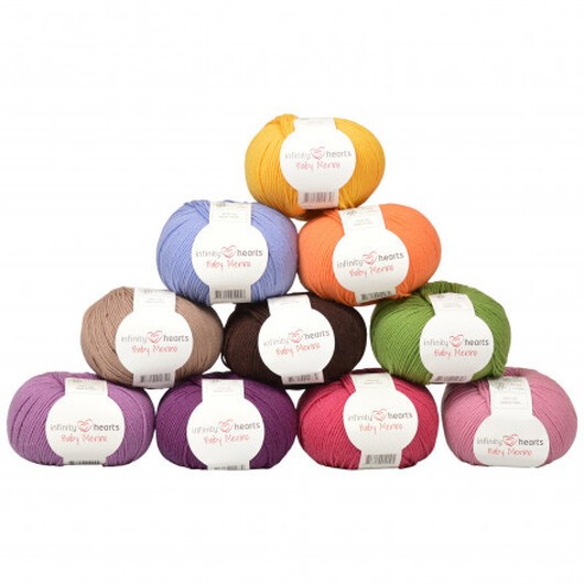 Infinity Hearts Baby Merino Garnpaket 09 Sommar - 10 st