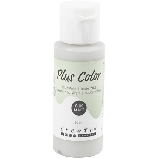 Plus Color Hobbyfärg, ljusgrå, 60 ml/ 1 flaska