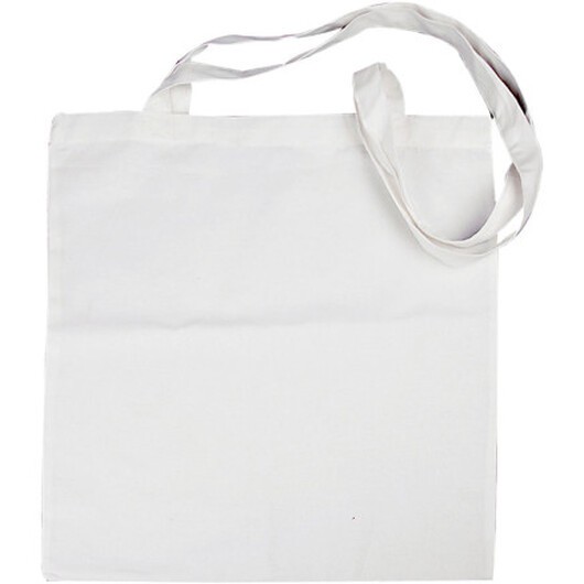 Mulebag, storlek 38x42 cm, 130 g, vit, 10 st / 1 frp.