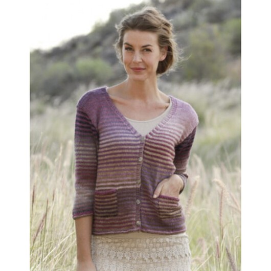 City stroll by DROPS Design - Jacka Stick-mönster strl. S - XXXL