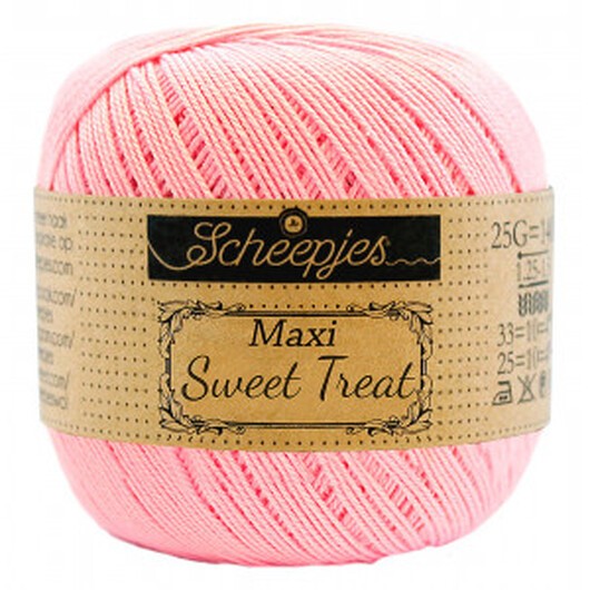 Scheepjes Maxi Sweet Treat Garn Unicolor 749 Pink