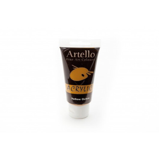 Artello Akrylfärg/Konstnärsfärg Gul ockra 75ml