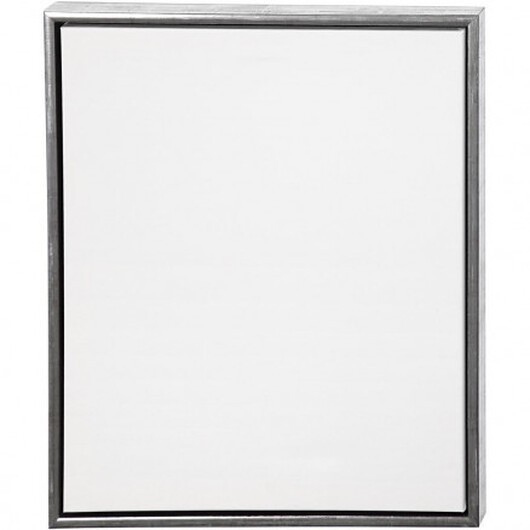 ArtistLine Canvas med Ram Vit/Antik Silver 50x60cm/54x64x3cm