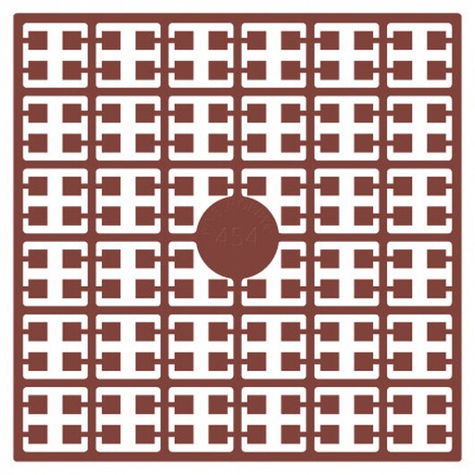 Pixelhobby Midi Pärlor 454 Mörk Rödbrun 2x2mm - 140 pixels