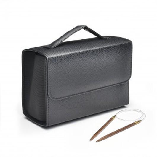 Unwind Väska till Rundstickor PU-Läder 22x10,5x15cm