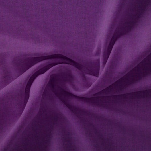 Swan Solid Bomullsväv Tyg 150cm 558 Violett - 50cm