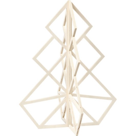 3D-julgran, H: 60 cm, B: 48 cm, 1 st.