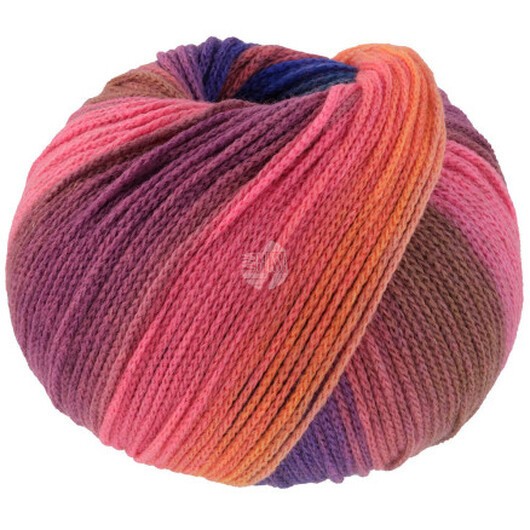 Lana Grossa Farfalla Garn 1 Grå/Rosa/Björnbär/Orange/Rost/Grön/Beige/Kamel/Blå