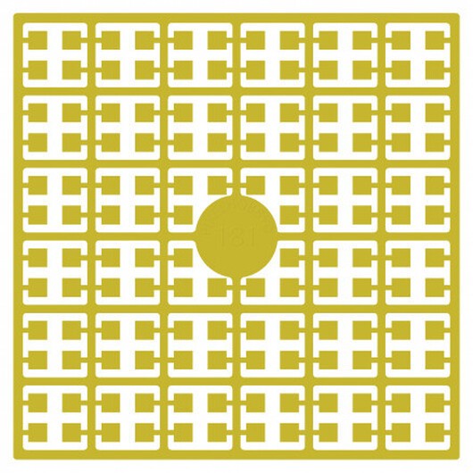 Pixelhobby Midi Pärlor 181 Mörk Citrongul 2x2mm - 140 pixels