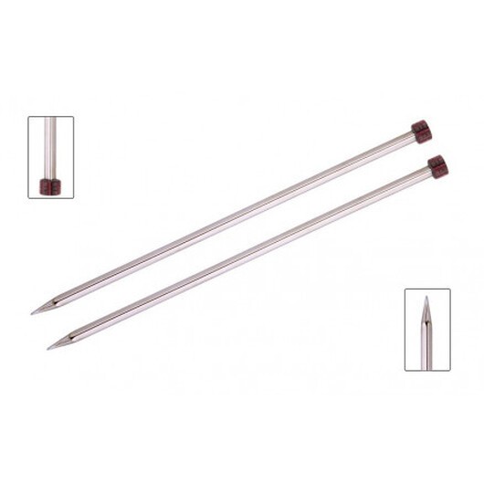 KnitPro Nova Cubics Stickor / Jumperstickor Mässing 25cm 2,50mm / 9.8in US1Â½