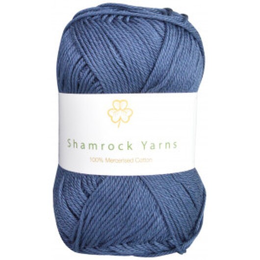 Shamrock Yarns Mercerised Cotton 114 Marinblå