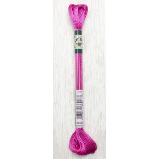 DMC Mouliné Satin Floss Broderigarn 602 Rosa