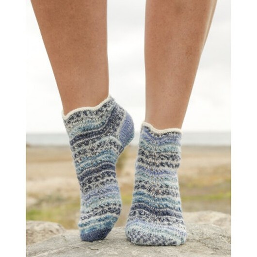 Dancing Zoe by DROPS Design - Strumpor Stick-mönster str. 35/37 - 41/43