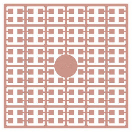 Pixelhobby Midi Pärlor 274 Ljus Terracotta 2x2mm - 140 pixels