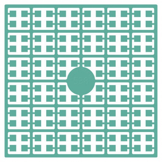 Pixelhobby Midi Pärlor 538 Ljus klar Grön 2x2mm - 140 pixels