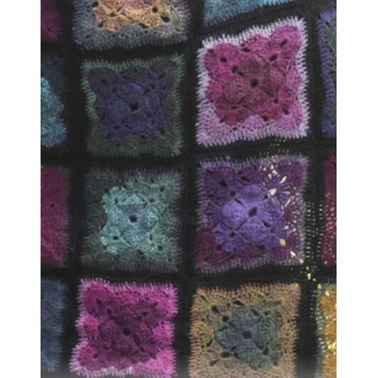 Heartland by DROPS Design - Filt Virk-mönster 83x137 cm eller 110x164 cm