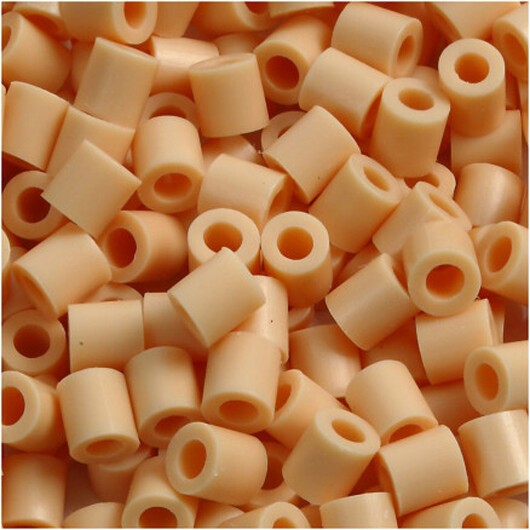 Photo Pearls, stl. 5x5 mm, Hålstl. 2,5 mm, medium, Ivory (7), 6000 st./ 1 förp.