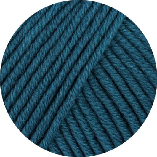 Lana Grossa Cool Wool Superbig Uni Garn 32 Blå Petroleum