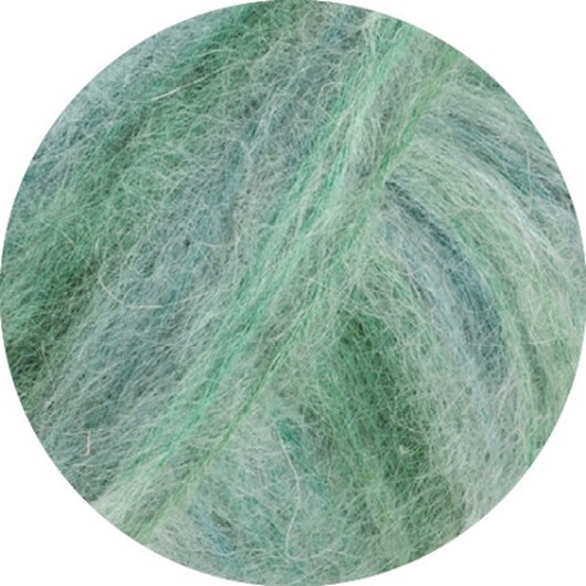 Lana Grossa Superkid Seta Garn 109 Gran/flaskgrön/grågrön