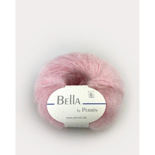 Permin Bella Mohair Garn 64 Mjukrosa