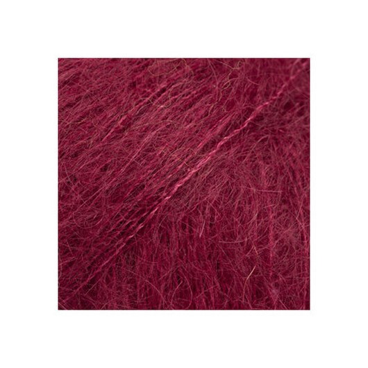 DROPS Kid-Silk Garn Unicolor 70 Vinröd