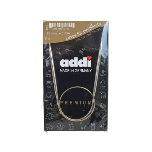 Addi Turbo Rundstickor Mässing 40cm 4,50mm / 15.7in US7