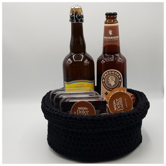 Brödkorg från Rito Krea - Korg virkmönster 23 cm