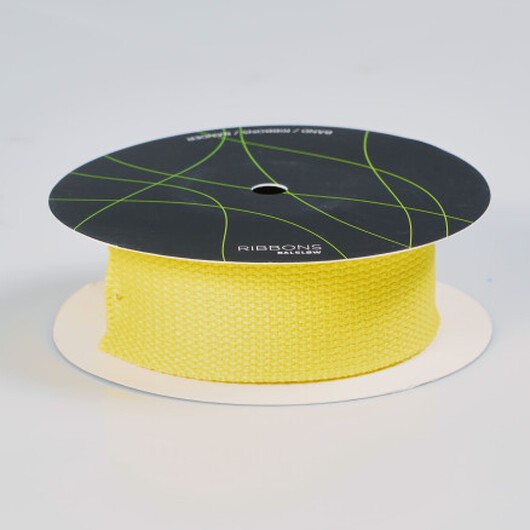 Infinity Hearts Väskrem bomull 40mm 94 gul - 3m