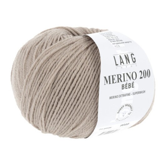 Lang Yarns Merino 200 Bebe Garn 326 Beige