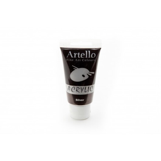 Artello Akrylfärg/Konstnärsfärg Silver 75ml