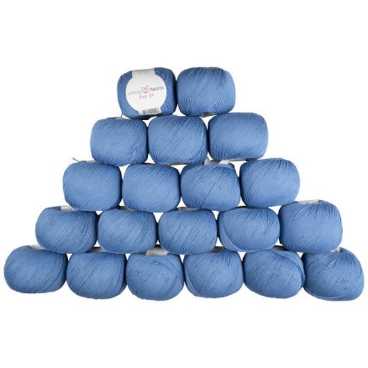 Infinity Hearts Rose 8/4 Garnpaket Unicolor 91 Jeansblå - 20 st