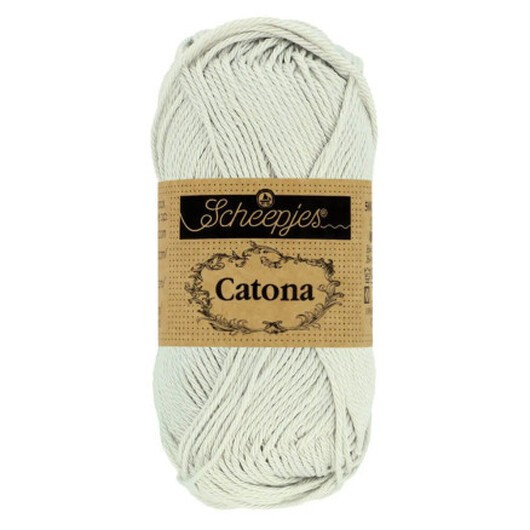 Scheepjes Catona Garn 172 Ljus Silver - 10g