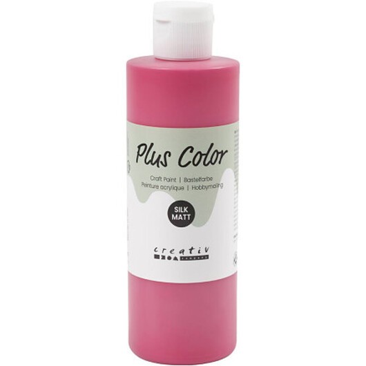 Plus Color Hobbyfärg, primärröd, 250 ml/ 1 flaska