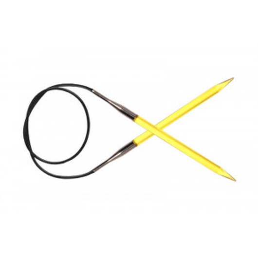 KnitPro Trendz Rundstickor Akryl 80cm 6,00mm / 31.5in US10 Yellow